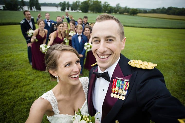 Chesapeake Maryland Wedding photo of bridal party